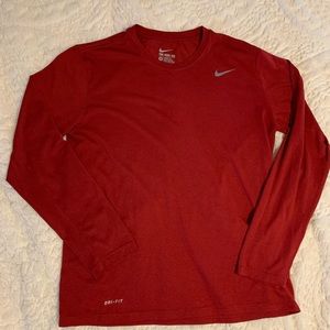 Long sleeve dry fit Nike shirt